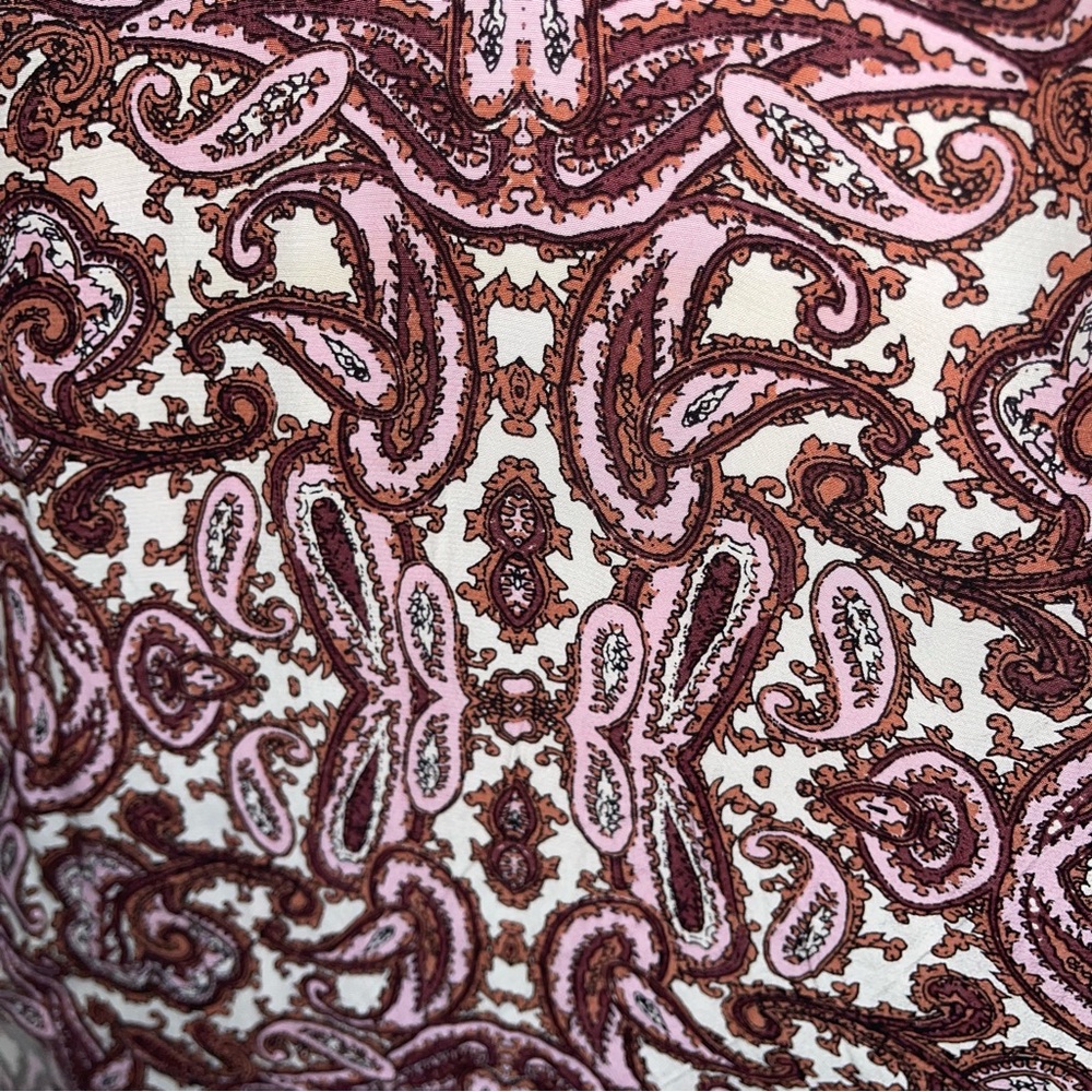 FOR LOVE & LEMONS Romy Tank Dress Lilac Paisley Maxi Dress Sz. XS - Picture 11 of 14
